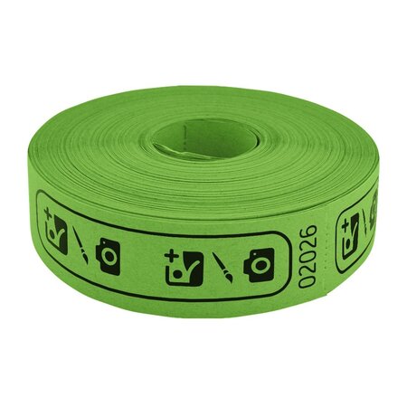 CombiCraft Consumptiebonnen drukken op rol met eigen ontwerp 114x30mm - per 2 rollen van 500 bonnen