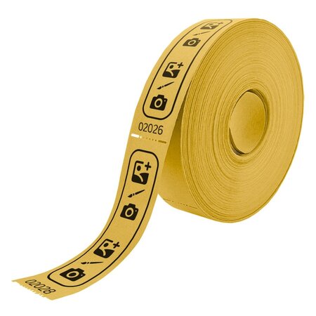 CombiCraft Consumptiebonnen drukken op rol met eigen ontwerp 114x30mm - per 2 rollen van 500 bonnen