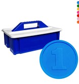 CombiCraft Reliëfmunt getal 1 met opbergkist - per 2000 stuks