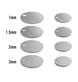 CombiCraft Aluminium sleutellabel met tekst en logo zilverkleurig tweezijdige gravering - per stuk