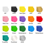 CombiCraft Plastic contrastmunten in ijsvorm 33x50mm met eigen tekst - per 1000 stuks