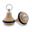 Houten hotel sleutelhanger Belly Wood lichtbruin blanco of met gravering - per 1 stuk