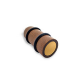 CombiCraft Houten hotel sleutelhanger Prince George donkerbruin blanco of met gravering - per 1 stuk