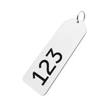 Sleutelhanger XL met nummer - per stuk