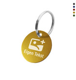 CombiCraft Aluminium sleutellabel met tekst en logo - per stuk