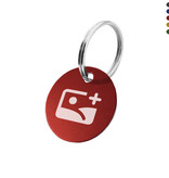 CombiCraft Aluminium sleutellabel met logo - per stuk