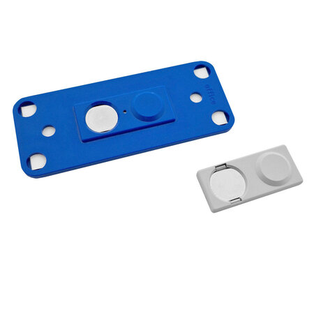 CombiCraft Blanco naambadge Office kunststof met dubbelmagneet - per 1 stuk