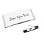 Blanco naambadge Easy3 kunststof 78x32mm met brochespeld - per 1 stuk