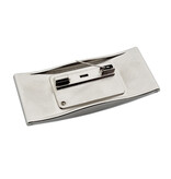 Blanco naambadge Easy3 kunststof 78x32mm met brochespeld - per 1 stuk