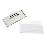 Blanco naambadge Easy3 kunststof 78x32mm met brochespeld - per 1 stuk