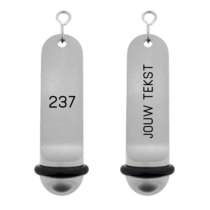 Big Classic Zilver met gravering