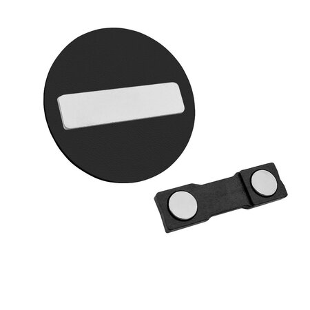 CombiCraft Kunststof naambadge Ø50mm met eigen tekst - per 1 stuk