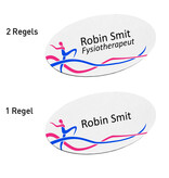 CombiCraft Kunststof naambadge Fysio 85x45mm met eigen tekst  - per 1 stuk