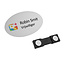 CombiCraft Aluminium naambadge Symphony 65x42,5mm zilver met logo - per stuk