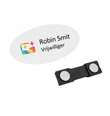 CombiCraft Plastic naambadge Topper 70x37mm met logo - per stuk