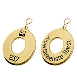 CombiCraft Hotel sleutelhanger Magic met gravering van messing - per 1 stuk