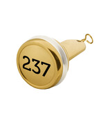 CombiCraft Hotel sleutelhanger Capital met gravering van messing - per 1 stuk