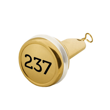 CombiCraft Hotel sleutelhanger Capital met gravering van messing - per 1 stuk