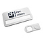 Aluminium naambadge Badgemaster 72x38mm eigen ontwerp - per stuk