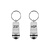 CombiCraft Petito hotel sleutelhanger zilver met gravering