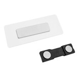 Kunststof naambadge Topper 72x30mm met jouw logo - per stuk