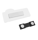 Plexiglas naambadge eigen vorm maximaal 80x45mm met ontwerp - per stuk