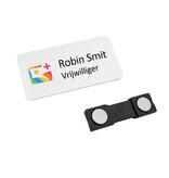 CombiCraft Kunststof naambadge Topper 60x30mm met logo - per stuk