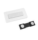 Kunststof naambadge Topper 60x30mm met logo - per stuk