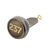 CombiCraft Hotel sleutelhanger Empire met gravering van gebruineerd messing - per 1 stuk