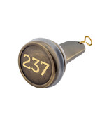 CombiCraft Hotel sleutelhanger Empire met gravering van gebruineerd messing - per 1 stuk