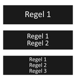 CombiCraft Zwart aluminium deurbordje eigen tekst 165 x 45 mm - per 1 stuk