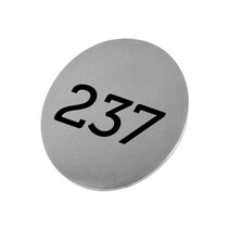 Nummerplaatjes edelstaal