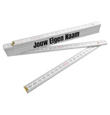 CombiCraft Houten duimstok 2 meter met naam - per stuk