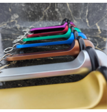 CombiCraft Big Classic aluminium hotel sleutelhanger groen met gravering