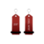 Midi Bumerang rood met gravering