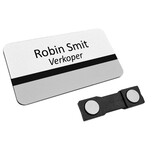 CombiCraft Kunststof naambadge 75x40mm met eigen tekst - per 1 stuk