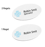 CombiCraft Kunststof naambadge zorg 85x45mm met eigen tekst - per 1 stuk