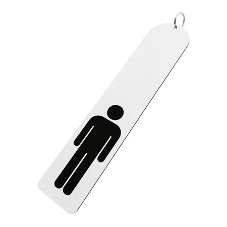 Combipaneel XXL-sleutelhanger met herenpictogram - per stuk