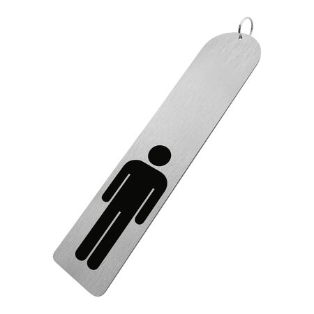 Combipaneel XXL-sleutelhanger met herenpictogram - per stuk