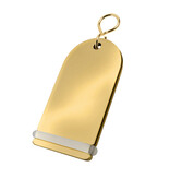 Blanco hotel sleutelhanger Pigalle van messing - per 1 stuk