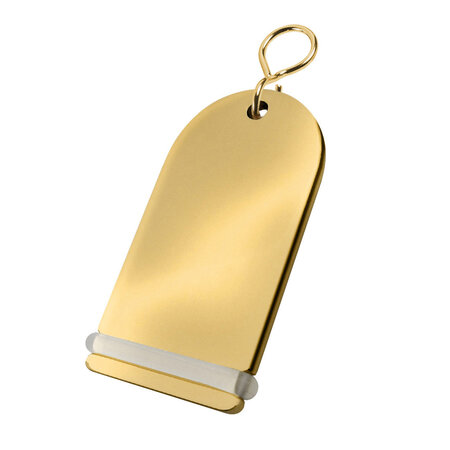 CombiCraft Blanco hotel sleutelhanger Pigalle van messing - per 1 stuk