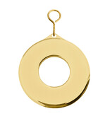 Blanco hotel sleutelhanger Magic van messing - per 1 stuk