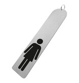 Combipaneel XXL-sleutelhanger met damespictogram - per stuk