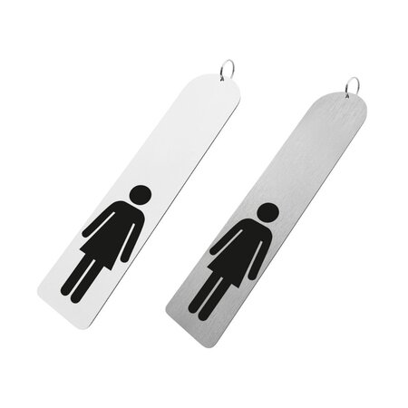 Combipaneel XXL-sleutelhanger met damespictogram - per stuk