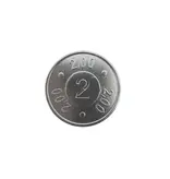 Testmunt: Staal vernikkelde munt in € 2 formaat - per stuk