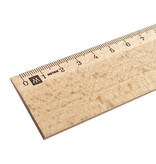 CombiCraft Houten liniaal 30cm bedrukt met logo - per stuk