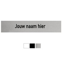 Naamplaatje voor DoorBird D21x in 57x15mm