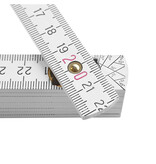 CombiCraft Blanco houten duimstok 2 meter wit - per stuk