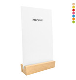 CombiCraft Blanco houten kaarthouder 100x30mm - per stuk