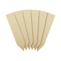 Houten steeketiketten 100mm - 100 stuks
